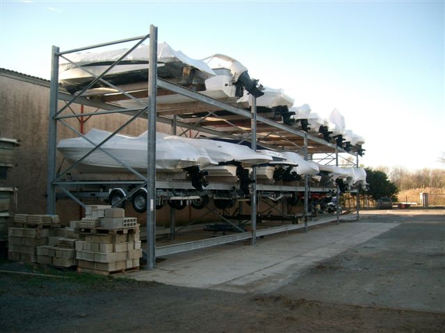Wickens Heavy Duty Racking Systems for Boat Storage