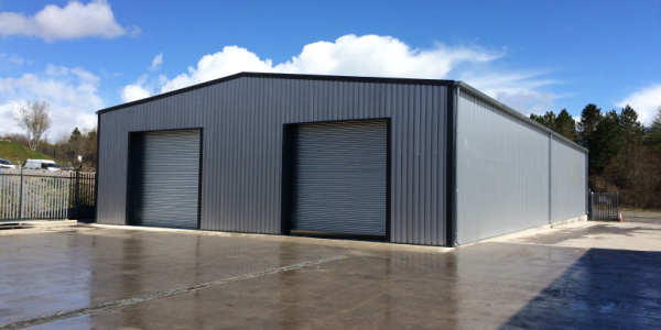 completed rack clad building project