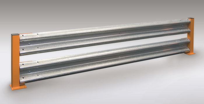 double rail armco barrier