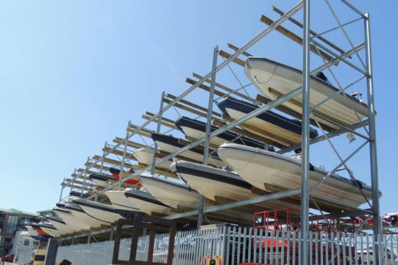 dry stack boat storage system