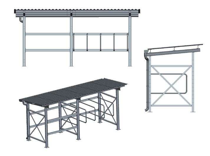 fence panel racks drawings