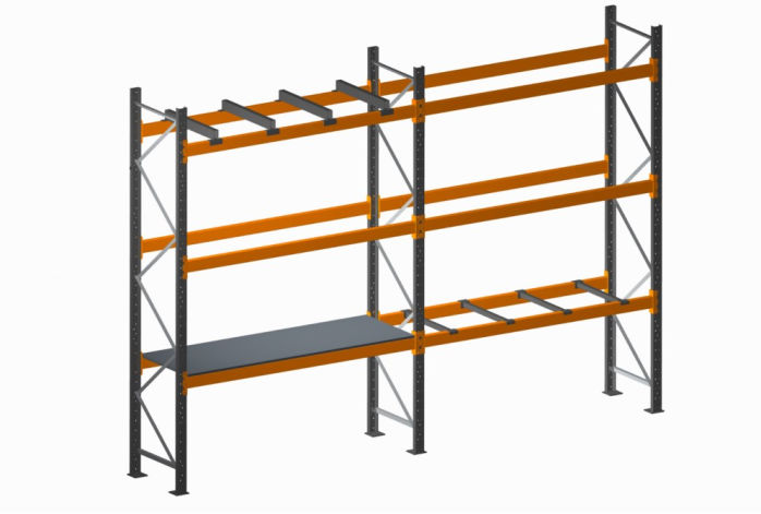 Structural pallet racking drawing