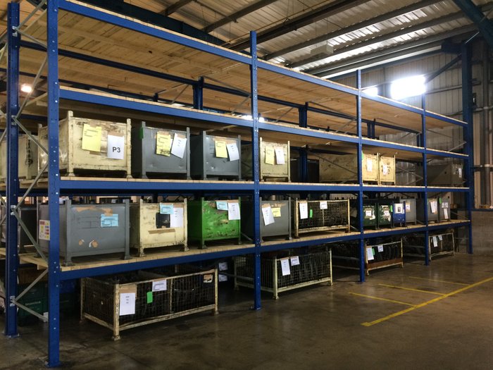 structural-pallet-racking-wickens Structural pallet racking with timber decking