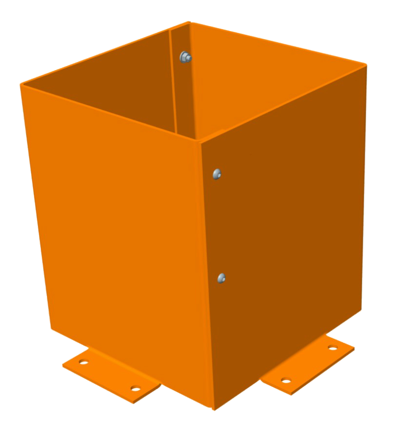 mezzanine column protector drawing